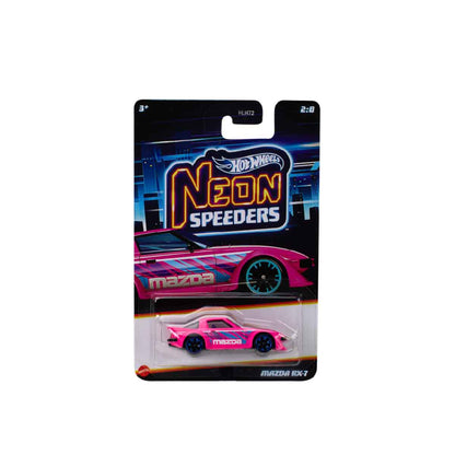 Neon Speeders MAZDA RX-7 - Mô hình siêu xe Hot Wheels tỉ lệ 1:64 - HLH72