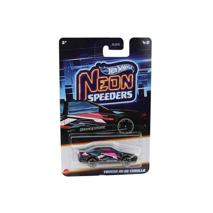 Hot Wheels Neon Speeders TOYOTA AE-86 COROLLA HLH72 - Mô hình xe đua die-cast - Hot Wheels - Hình ảnh chi tiết 2