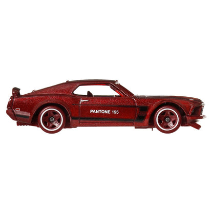 Đồ Chơi Siêu Xe Pantone - 69 Ford Mustang Boss 302 HOT WHEELS JKY47
