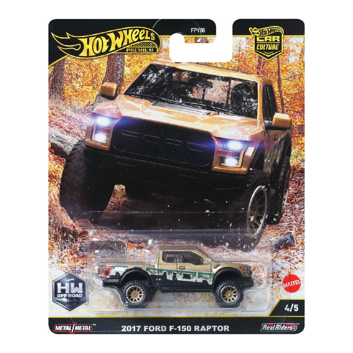17 Ford F150 Raptor - Mô hình xe bán tải cao cấp - Hot Wheels FPY86