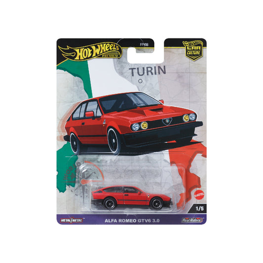 ALFA ROMEO GTV 6 3.0 - Xe mô hình đồ chơi cao cấp - Hot Wheels HRV80/FPY86