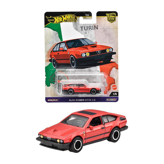 ALFA ROMEO GTV 6 3.0 - Xe mô hình đồ chơi cao cấp - Hot Wheels HRV80/FPY86