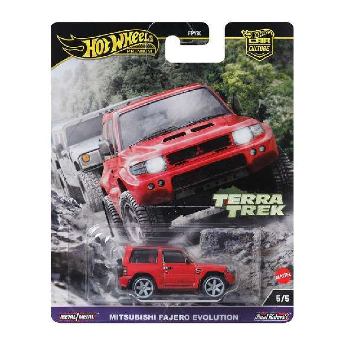 Mitsubishi Pajero Evolution - Mô hình siêu xe kim loại - Hot Wheels FPY86/HRV89 - Hình ảnh chi tiết 2