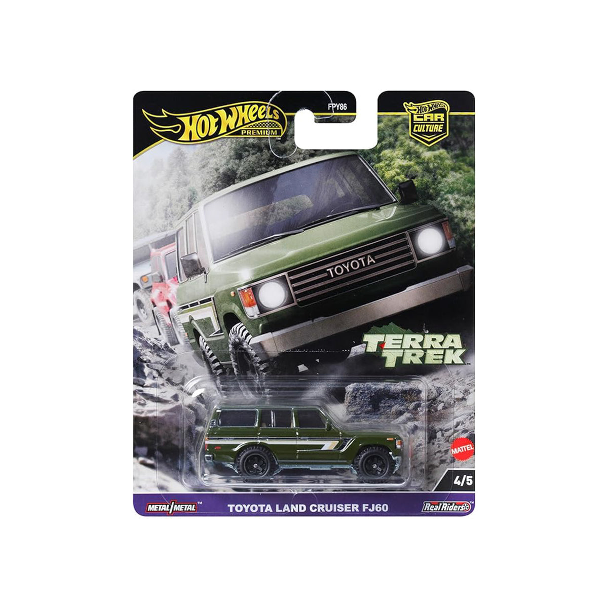 Luxury Super Car Toyota Landcruiser FJ60 - Xe mô hình 1:64 - Hot Wheels FPY86 - Hình ảnh chi tiết 2