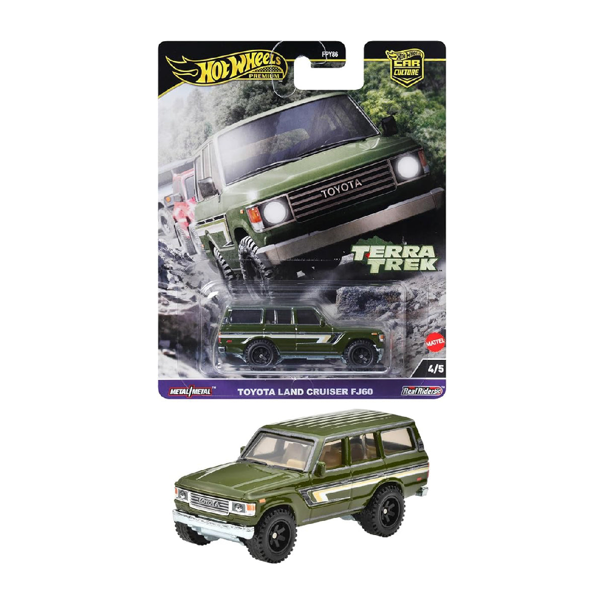 Luxury Super Car Toyota Landcruiser FJ60 - Xe mô hình 1:64 - Hot Wheels FPY86 - Hình ảnh sản phẩm