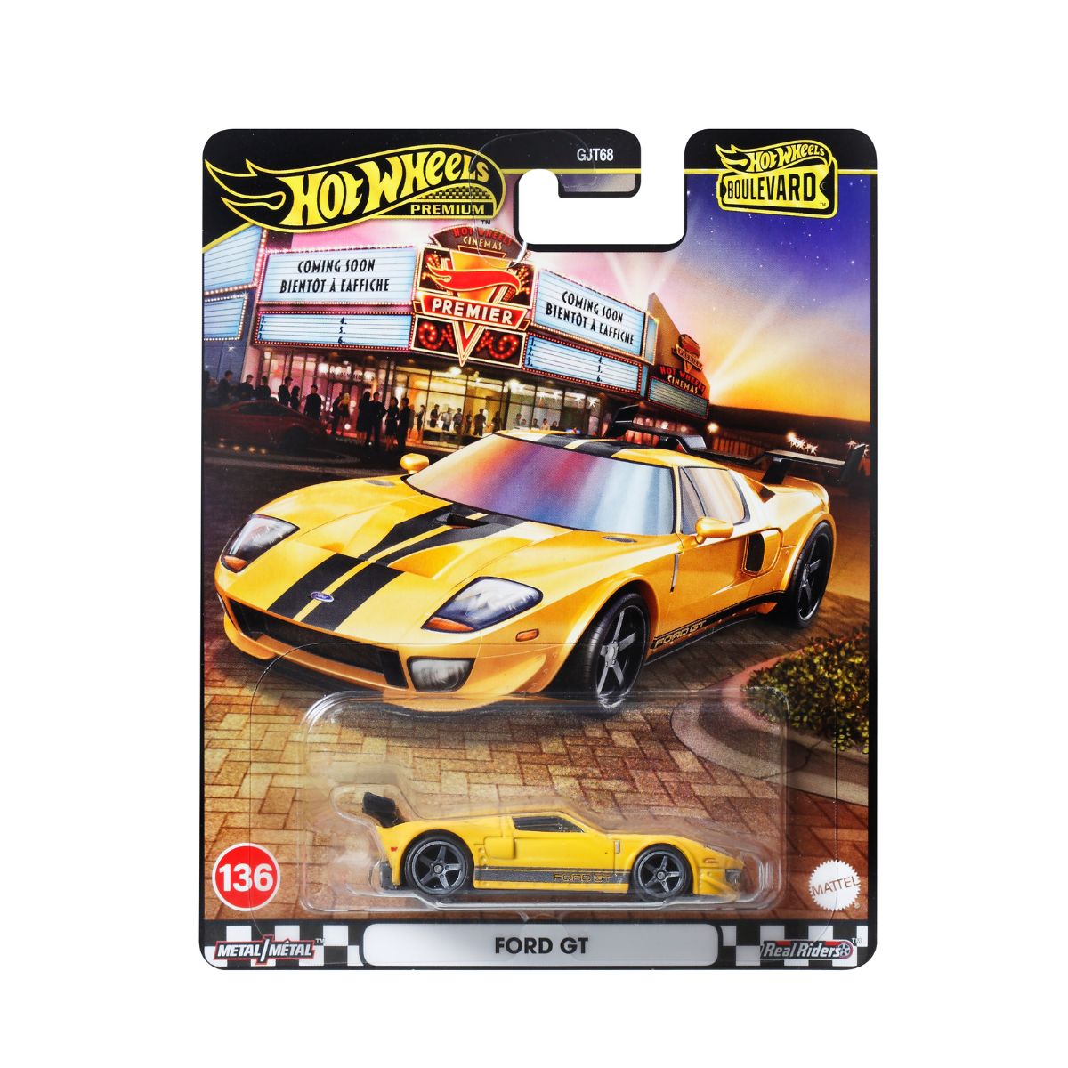 Ford GT LM Boulevard - Mô hình siêu xe kim loại - Hot Wheels JHW26/GJT68 - Hình ảnh chi tiết 2
