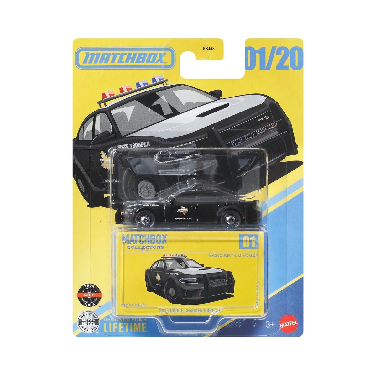 Đồ Chơi Siêu Xe Collector Hạng Sang Dodge Charger Hellcat 2023 MATCHBOX JJW01/GBJ48
