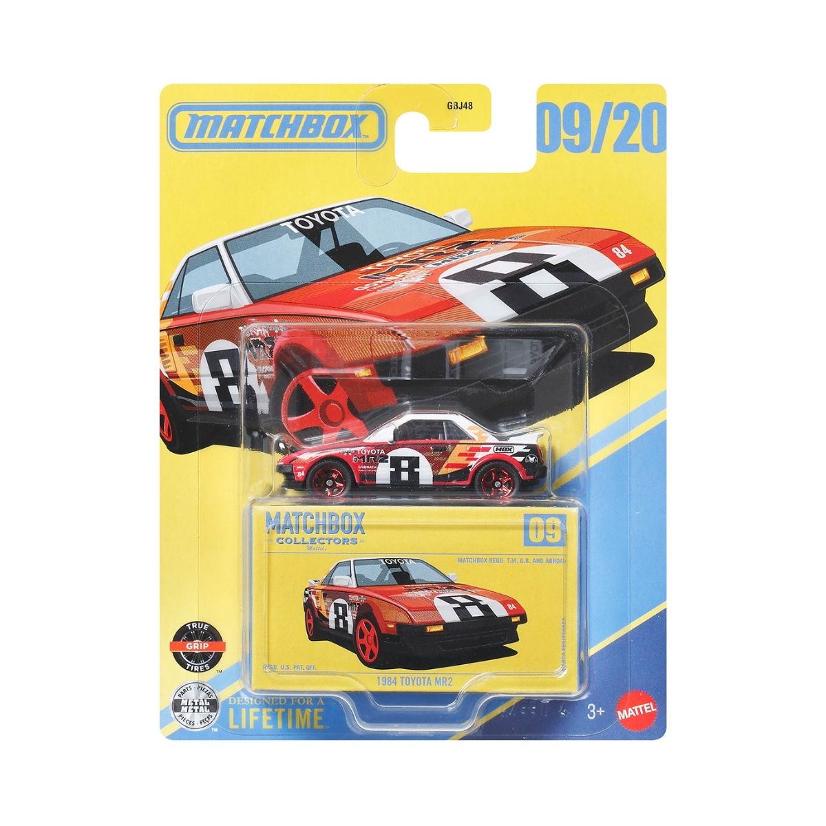 Đồ Chơi Siêu Xe Collector Hạng Sang Toyota MR2 W20 1990 MATCHBOX JJW03/GBJ48