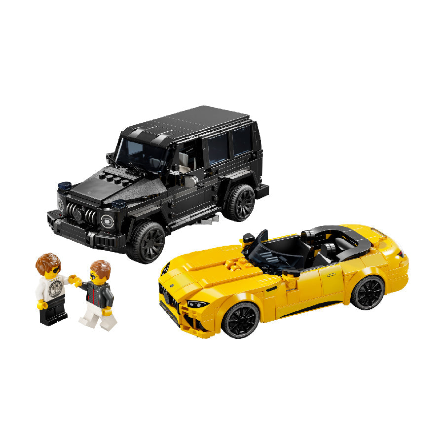 Đồ Chơi Lắp Ráp Siêu Xe Mercedes Amg Gt Roadster 2024 & Amg G63 LEGO Speed Champions 76924