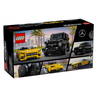 Đồ Chơi Lắp Ráp Siêu Xe Mercedes Amg Gt Roadster 2024 & Amg G63 LEGO Speed Champions 76924