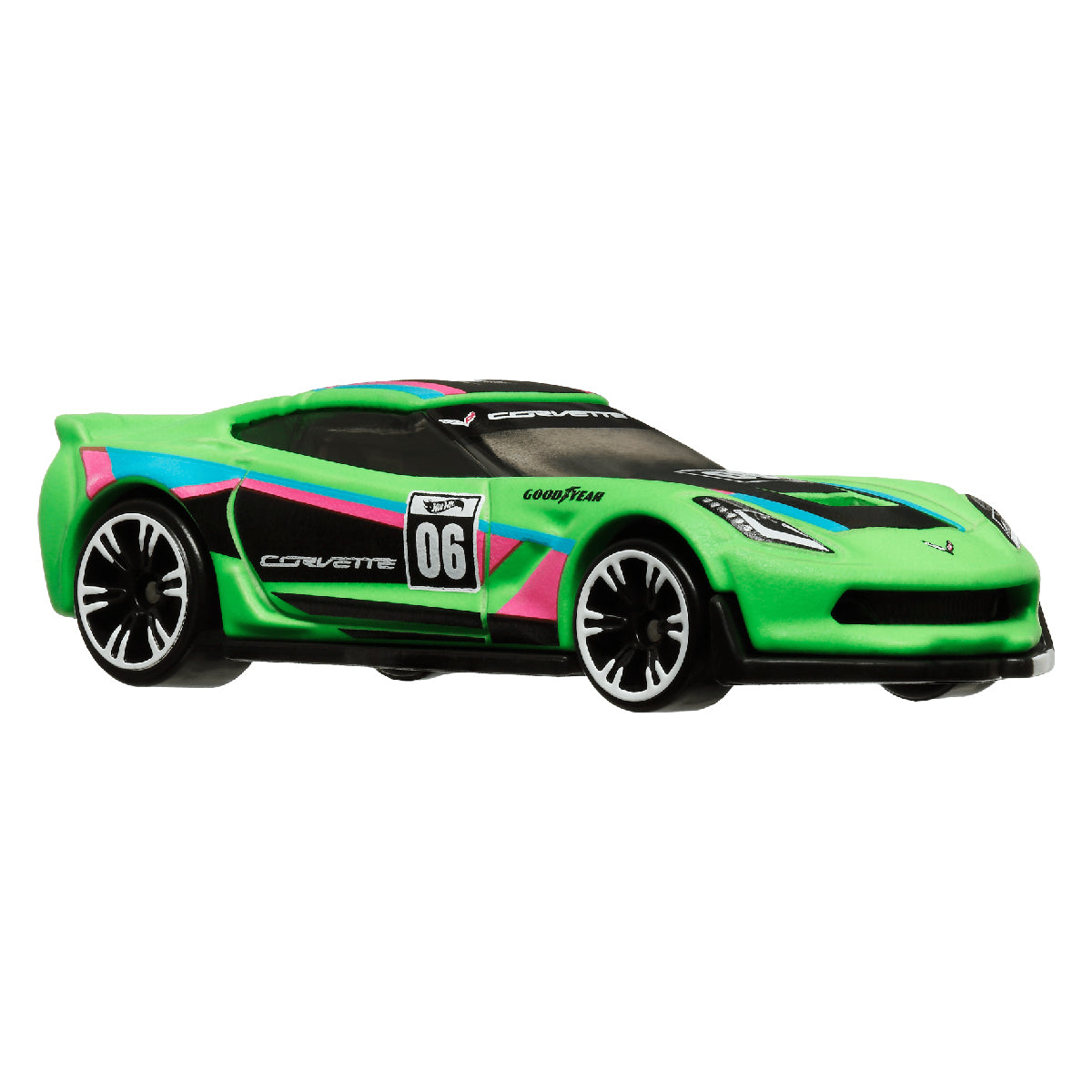 Neon Speeders Corvette C7 Z06 - Xe mô hình siêu xe tỉ lệ 1:64 - Hot Wheels HLH72