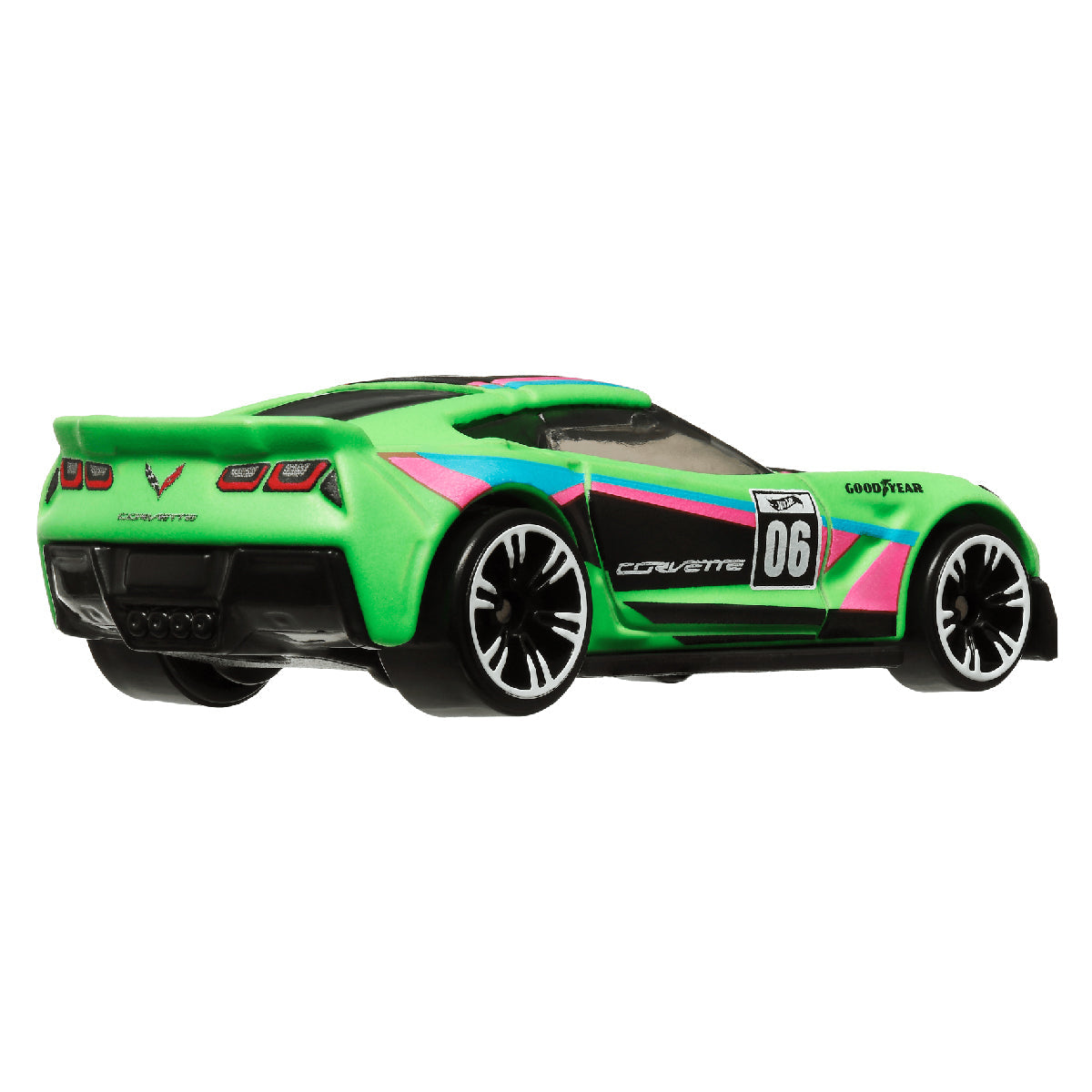 Neon Speeders Corvette C7 Z06 - Xe mô hình siêu xe tỉ lệ 1:64 - Hot Wheels HLH72