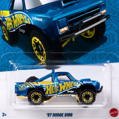 Pearl Edition Super Car Toy - 87 Dodge D100 - Mô hình xe bán tải - Hot Wheels HDH54
