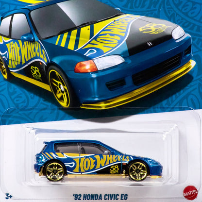 Pearl Edition Super Car Toys - 92 Honda Civic EG - Xe mô hình 1:64 phiên bản kỷ niệm - Hot Wheels HDH54