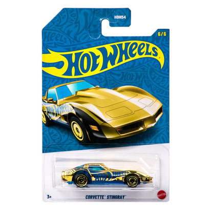 Corvette Stingray (Chase) Pearl Edition Super Car Toy - Mô hình siêu xe phiên bản hiếm - Hot Wheels