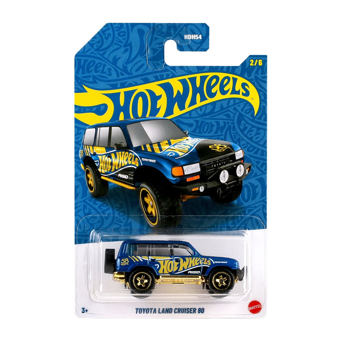 Đồ Chơi Siêu Xe Phiên Bản Ngọc Trai - Toyota Land Cruiser 80 HOT WHEELS JKX88/HDH54