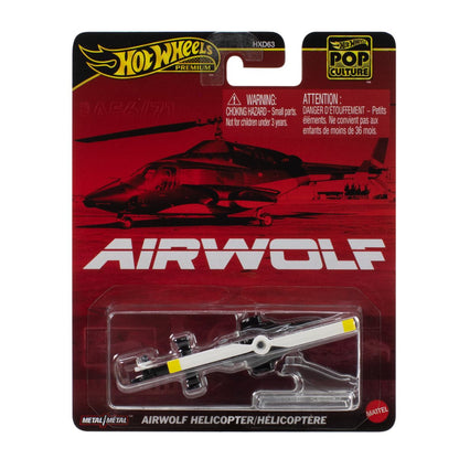 Airwolf Helicopter - Mô hình trực thăng 1:64 - Hot Wheels Pop Culture JBL56/HXD63