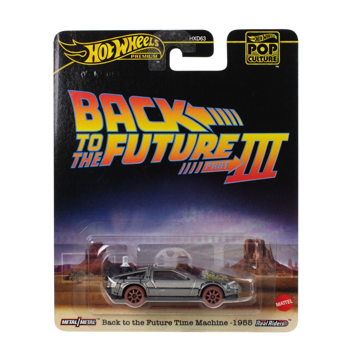 Back To The Future Time Machine - Mô hình xe Hot Wheels Pop Culture - Hot Wheels