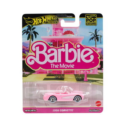 Barbie Movie Corvette - Mô hình xe 1:64 Pop Culture - Hot Wheels JBL79