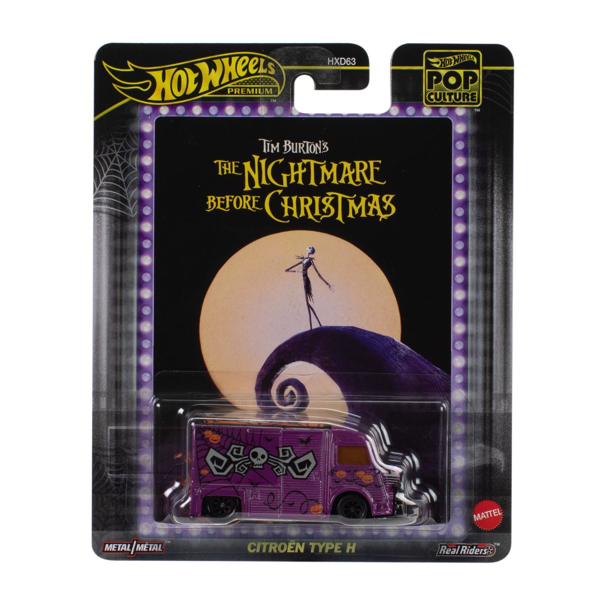 Pop Culture Super Car Model Toy - Citroen Type H - Mô hình xe ô tô kim loại cao cấp - Hot Wheels JBL78/HXD63