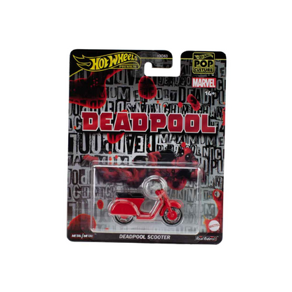 Pop Culture Super Car Model Toy - Deadpool Scooter - Mô hình xe sắt Hot Wheels - HXD63
