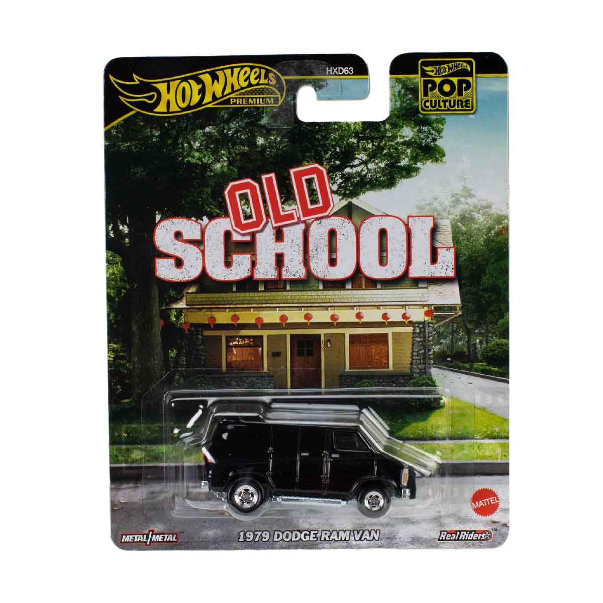 Dodge Ram Van - Old School Van - Xe Mô Hình Tỉ Lệ 1:64 - Hot Wheels Pop Culture HXD63 - Hình ảnh chi tiết 2