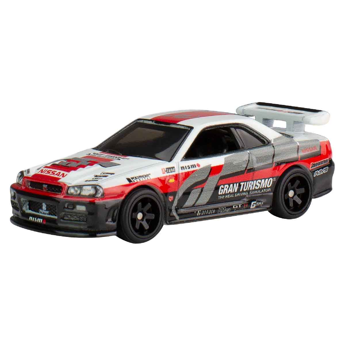 Nissan Skyline GTR (BNR34) - Mô hình xe ô tô tỉ lệ 1:64 - Hot Wheels Pop Culture HXD63
