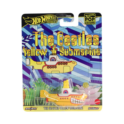 The Beatles Yellow Submarine - Mô hình xe ô tô kim loại - Hot Wheels Pop Culture JBL74/HXD63