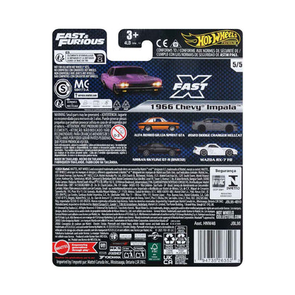 Đồ Chơi Siêu Xe Premium Fast&Furious 66 Impala Sport Coupe HOT WHEELS HNW46