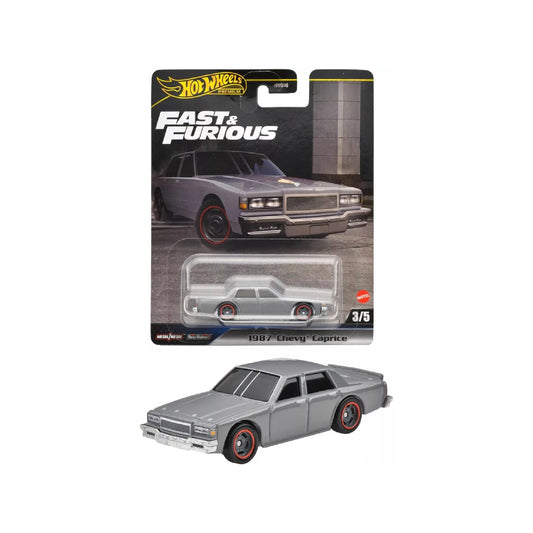 87 Chevy Caprice Premium Fast & Furious - Mô hình xe ô tô tỉ lệ 1:64 - Hot Wheels HNW46