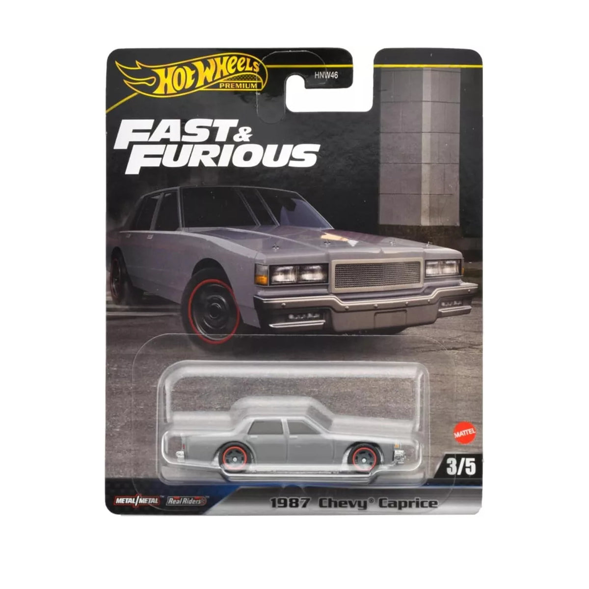87 Chevy Caprice Premium Fast & Furious - Mô hình xe ô tô tỉ lệ 1:64 - Hot Wheels HNW46