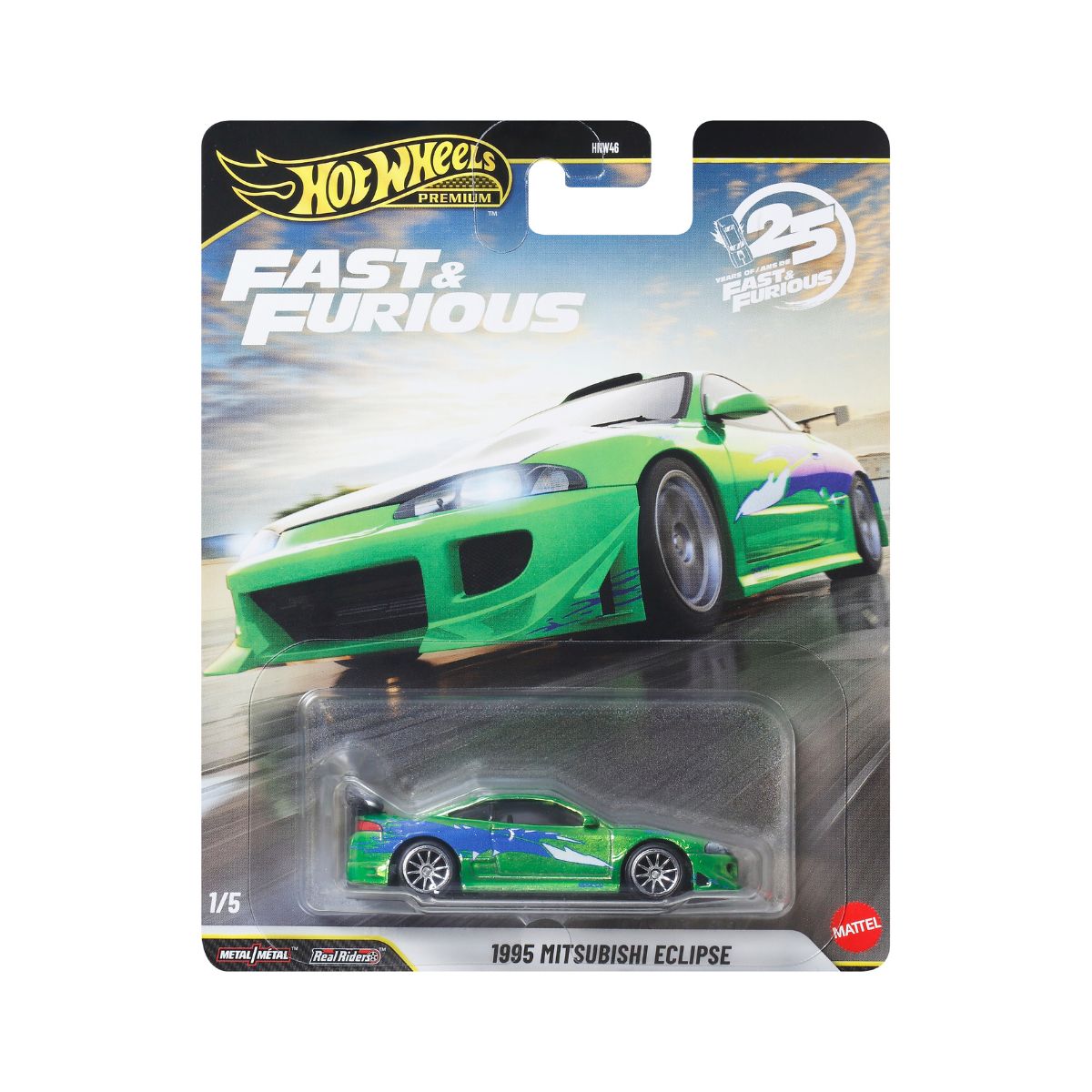 Đồ Chơi Siêu Xe Premium Fast&Furious 95 Mitsubishi Eclipse HOT WHEELS JHW68/HNW46
