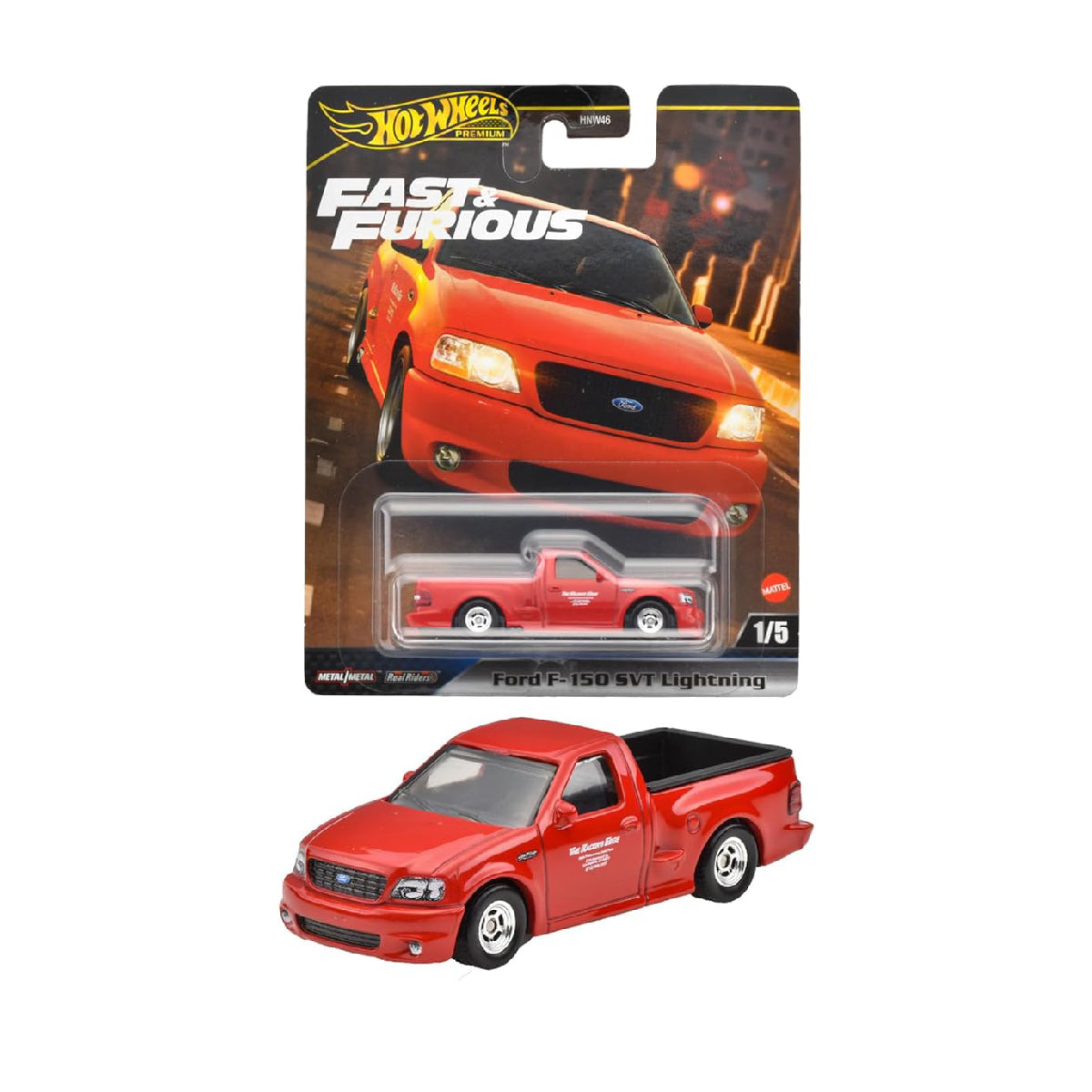 Premium Fast&Furious Ford F-150 Svt Lightning - Mô hình siêu xe 1:64 - Hot Wheels