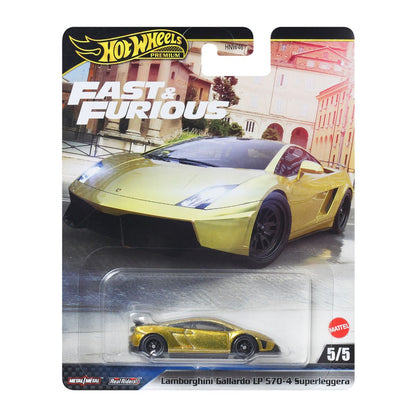 Lamborghini Gallardo LP570-4 Premium Fast & Furious - Mô hình siêu xe 1:64 - Hot Wheels JBM01/HNW46 - Hình ảnh chi tiết 2