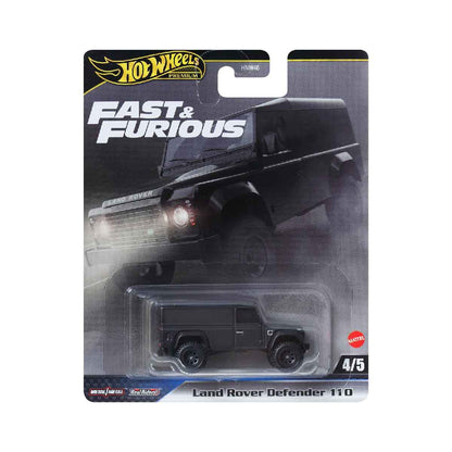 Premium Fast & Furious Land Rover Defender 110 Panel - Mô hình siêu xe tỉ lệ 1:64 - Hot Wheels HNW46