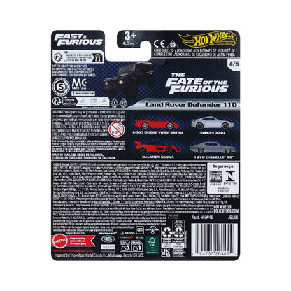 Premium Fast & Furious Land Rover Defender 110 Panel - Mô hình siêu xe tỉ lệ 1:64 - Hot Wheels HNW46