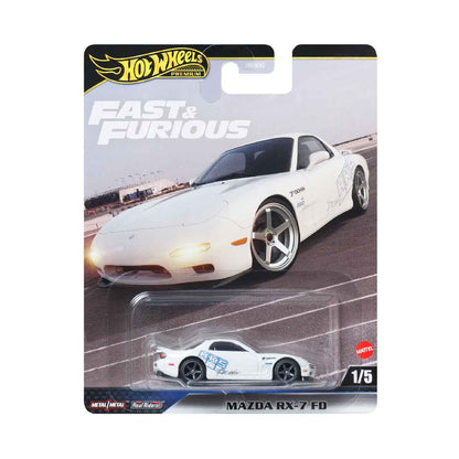 Mazda RX-7 FD Fast & Furious Premium - Xe mô hình kim loại tỉ lệ 1:64 - Hot Wheels HNW46 - Hình ảnh chi tiết 2