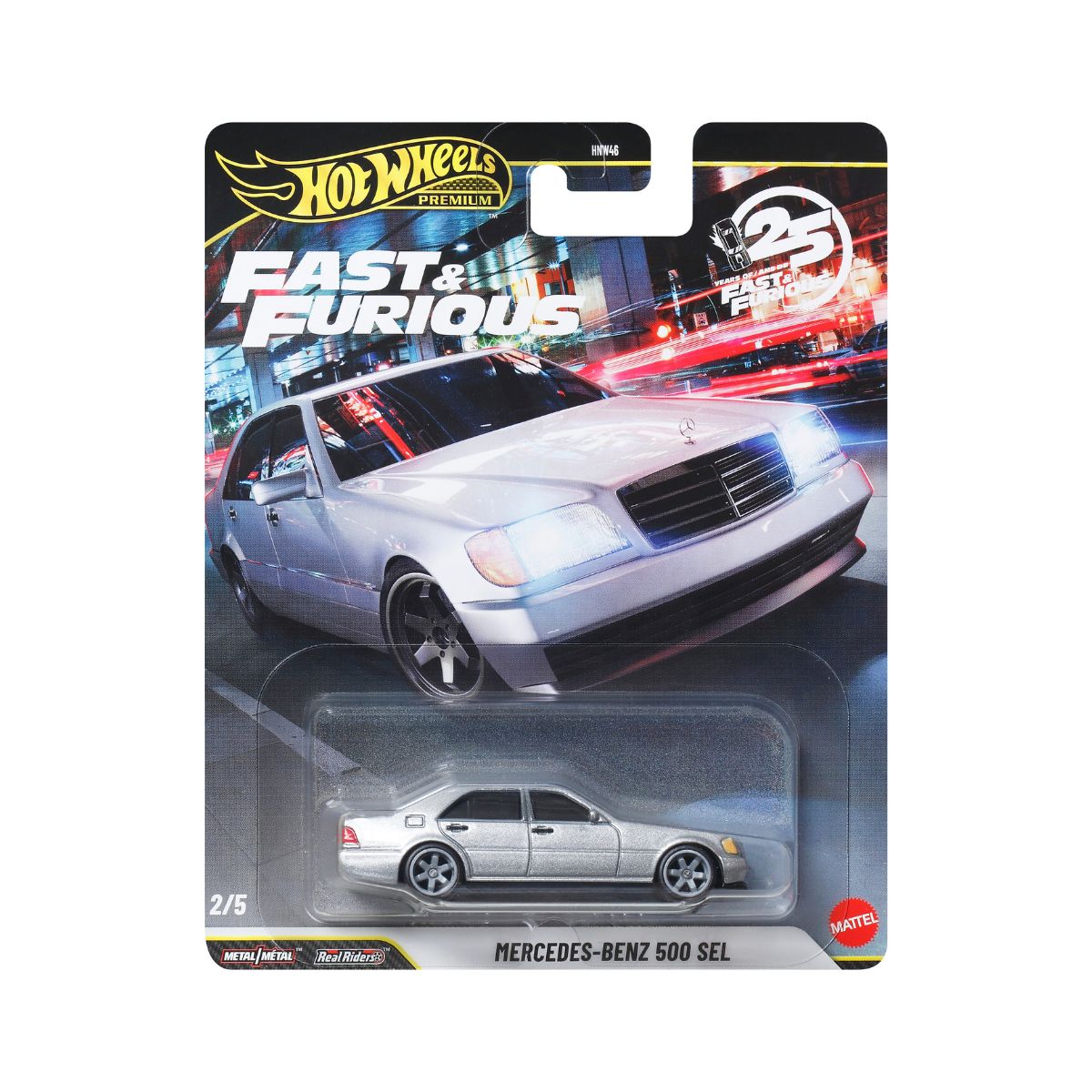 Đồ Chơi Siêu Xe Premium Fast&Furious Mercedes-Benz 500 Sel HOT WHEELS JHW67/HNW46