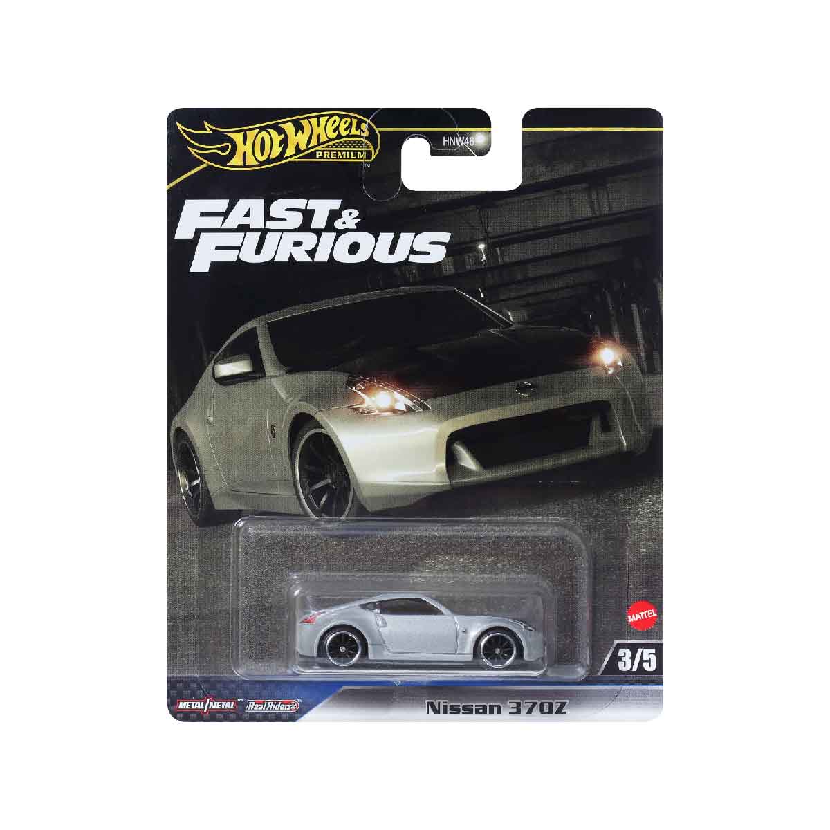 Premium Fast&Furious Nissan 370Z HNW46 - Xe mô hình cao cấp tỉ lệ 1:64 - Hot Wheels
