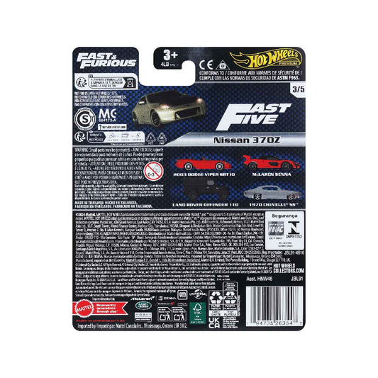 Premium Fast&Furious Nissan 370Z HNW46 - Xe mô hình cao cấp tỉ lệ 1:64 - Hot Wheels