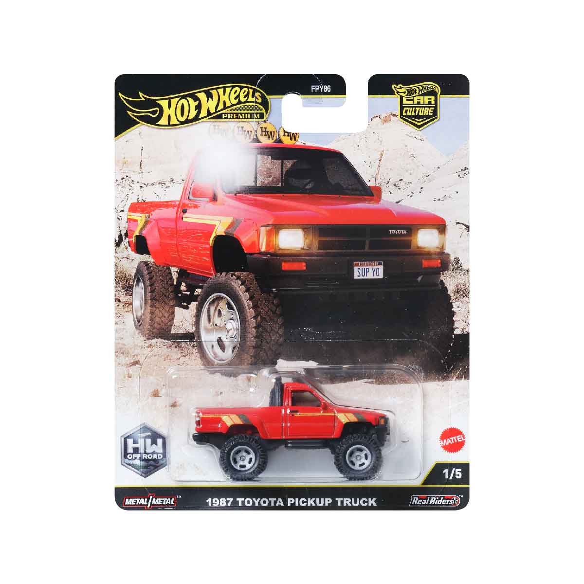 Luxury Super Car Toy 1987 Toyota Pickup Truck - Mô hình xe bán tải - Hot Wheels