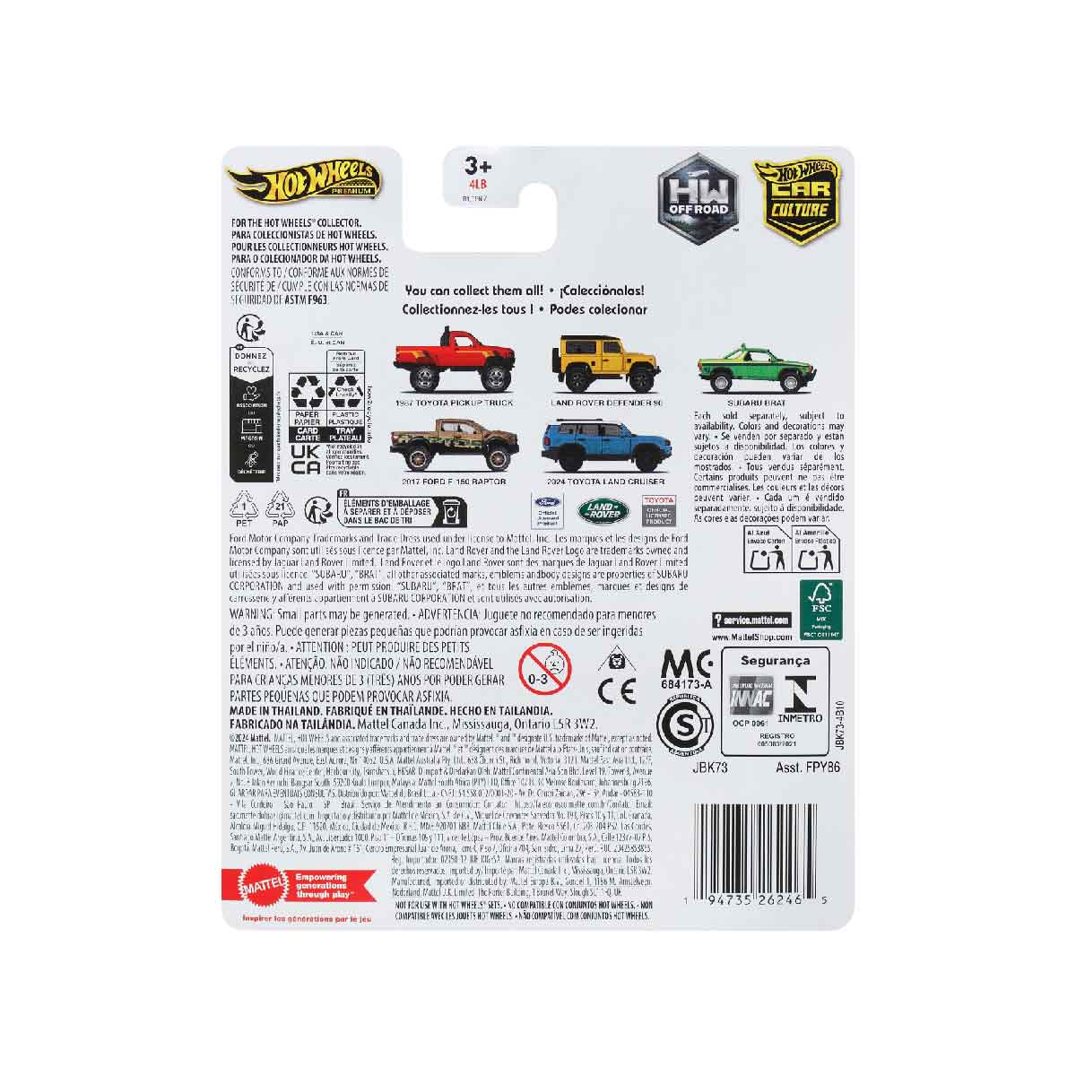 Luxury Super Car Toy 1987 Toyota Pickup Truck - Mô hình xe bán tải - Hot Wheels