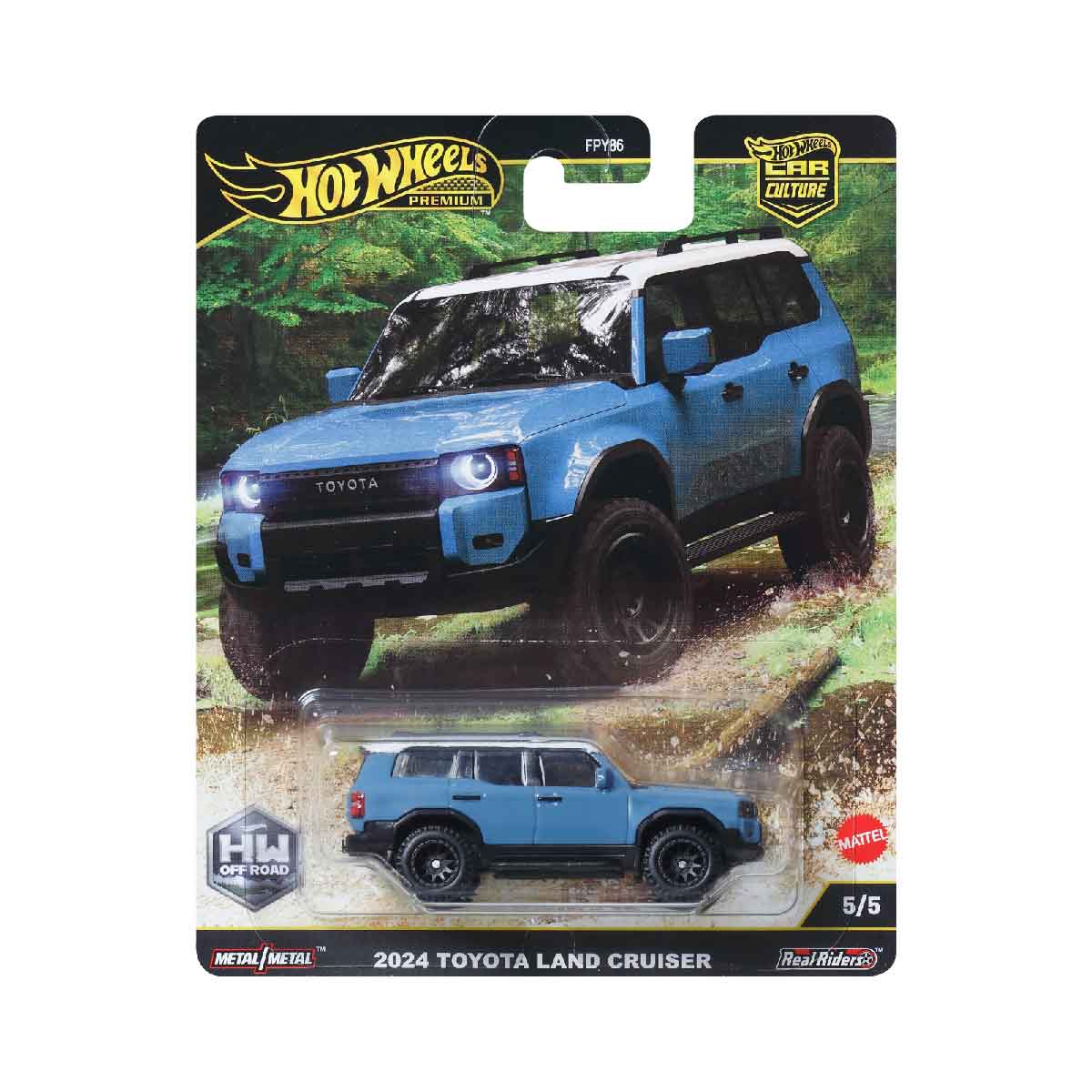 Luxury Super Car Toy 2024 Toyota Land Cruiser HOT WHEELS FPY86 - Mô hình xe tỉ lệ 1:64 - Góc nhìn khác 3