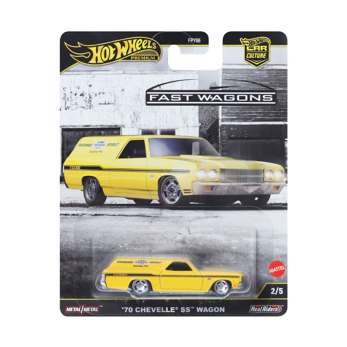70 Chevelle SS Wagon - Mô hình xe sắt tỷ lệ 1:64 - Hot Wheels