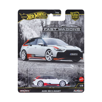 Audi RS6 Luxury Supercar - Xe mô hình cao cấp 1:64 - Hot Wheels Premium FPY86