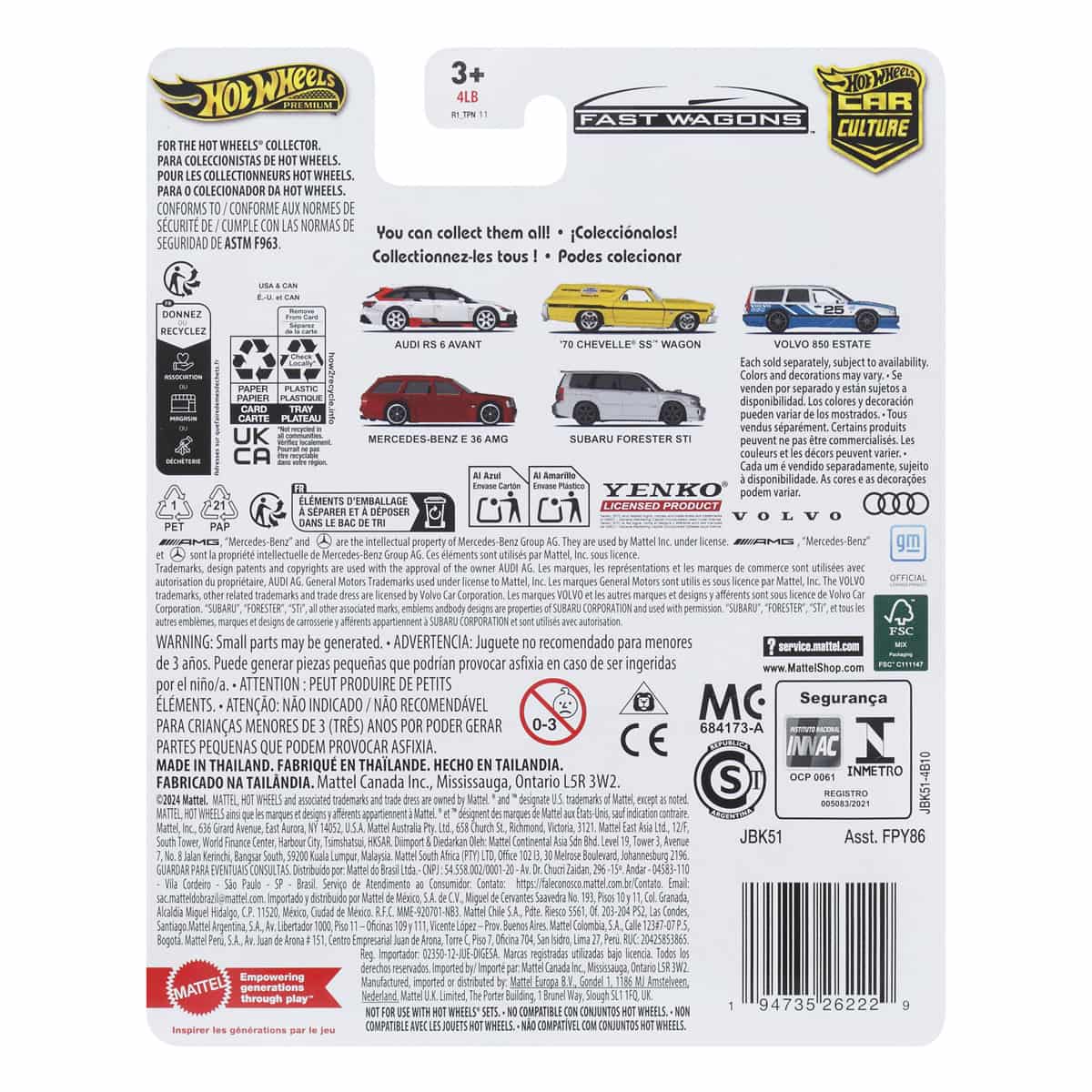 Audi RS6 Luxury Supercar - Xe mô hình cao cấp 1:64 - Hot Wheels Premium FPY86