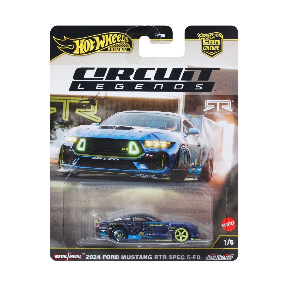 Ford Mustang Rtr Spec 5-FD - Mô hình siêu xe tỉ lệ 1:64 - Hot Wheels FPY86 - Hình ảnh chi tiết 2