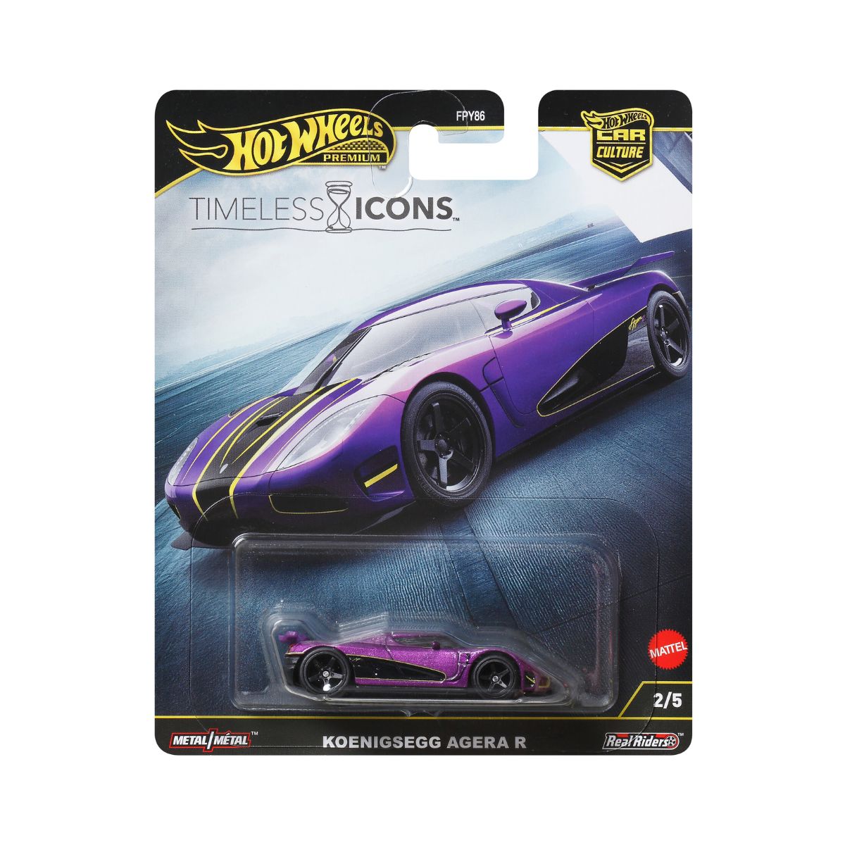 Koenigsegg Agera R - Mô hình siêu xe sang trọng tỉ lệ 1:64 - Hot Wheels FPY86 - Hình ảnh chi tiết 2