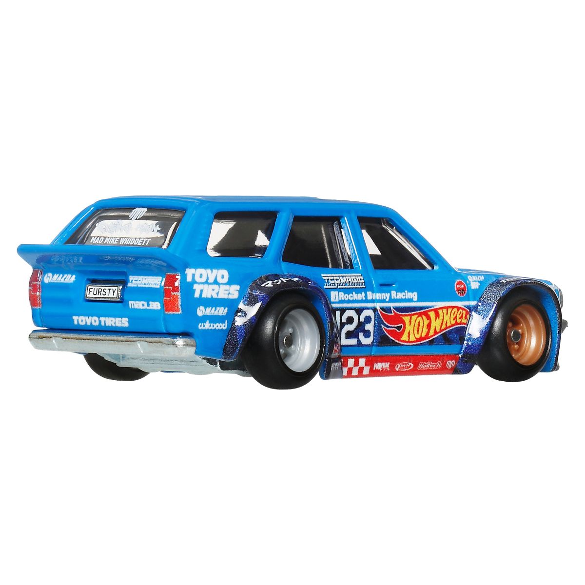Mazda RX3 Wagon (Mad Mike) - Mô hình siêu xe Hot Wheels - JBK50/FPY86 - Hình ảnh bổ sung 6