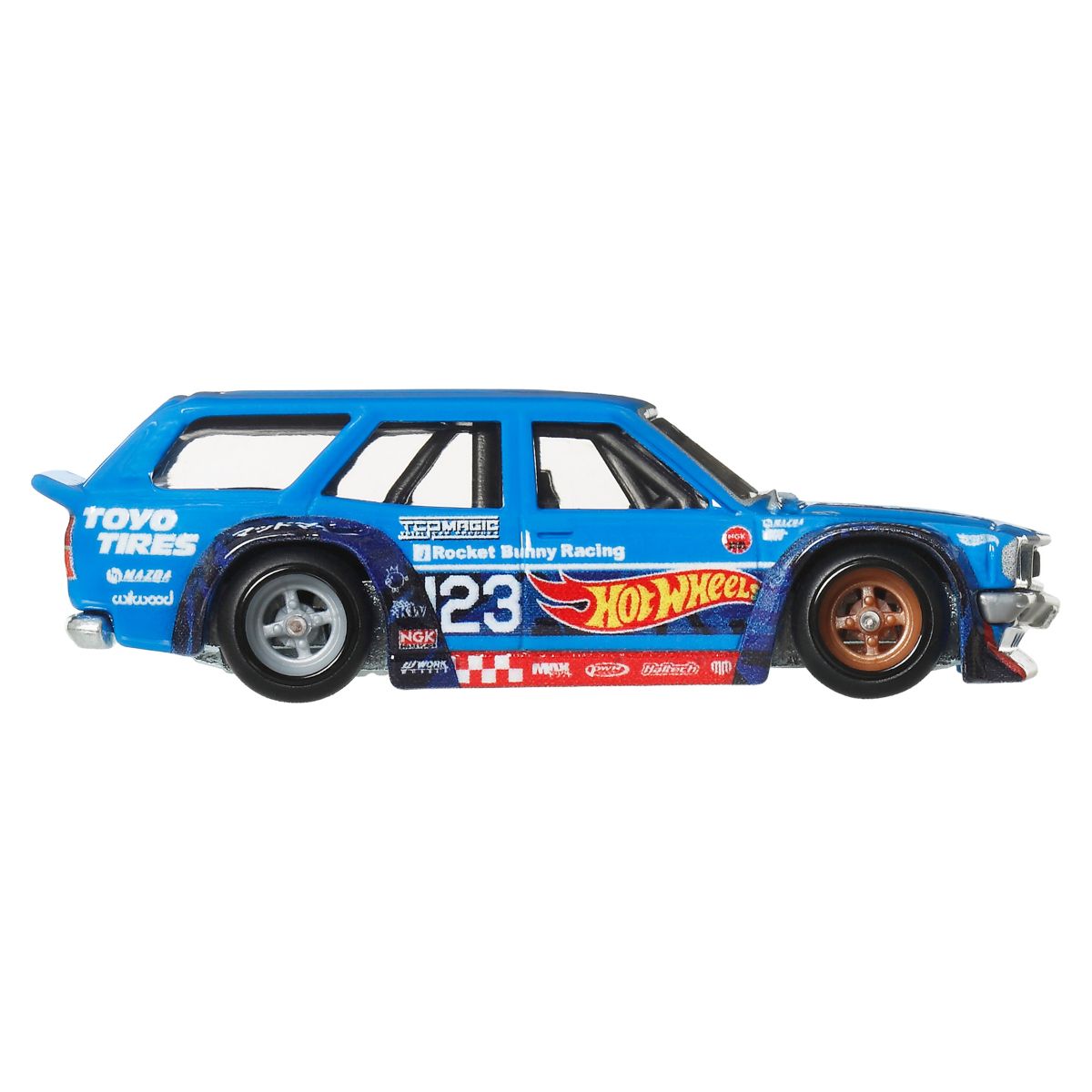 Mazda RX3 Wagon (Mad Mike) - Mô hình siêu xe Hot Wheels - JBK50/FPY86 - Hình ảnh bổ sung 5